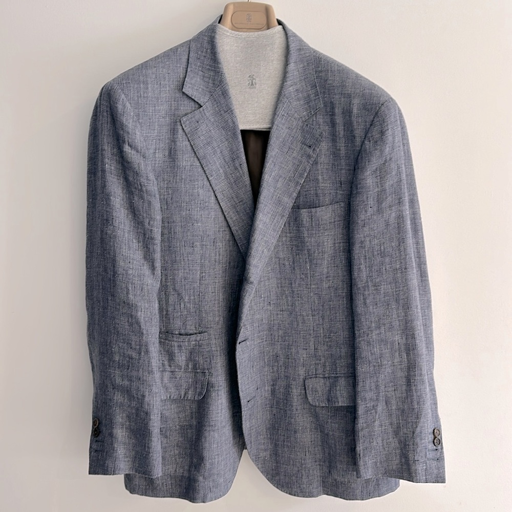 Brunello Cuccinelli | Linen Blazer | Size 56